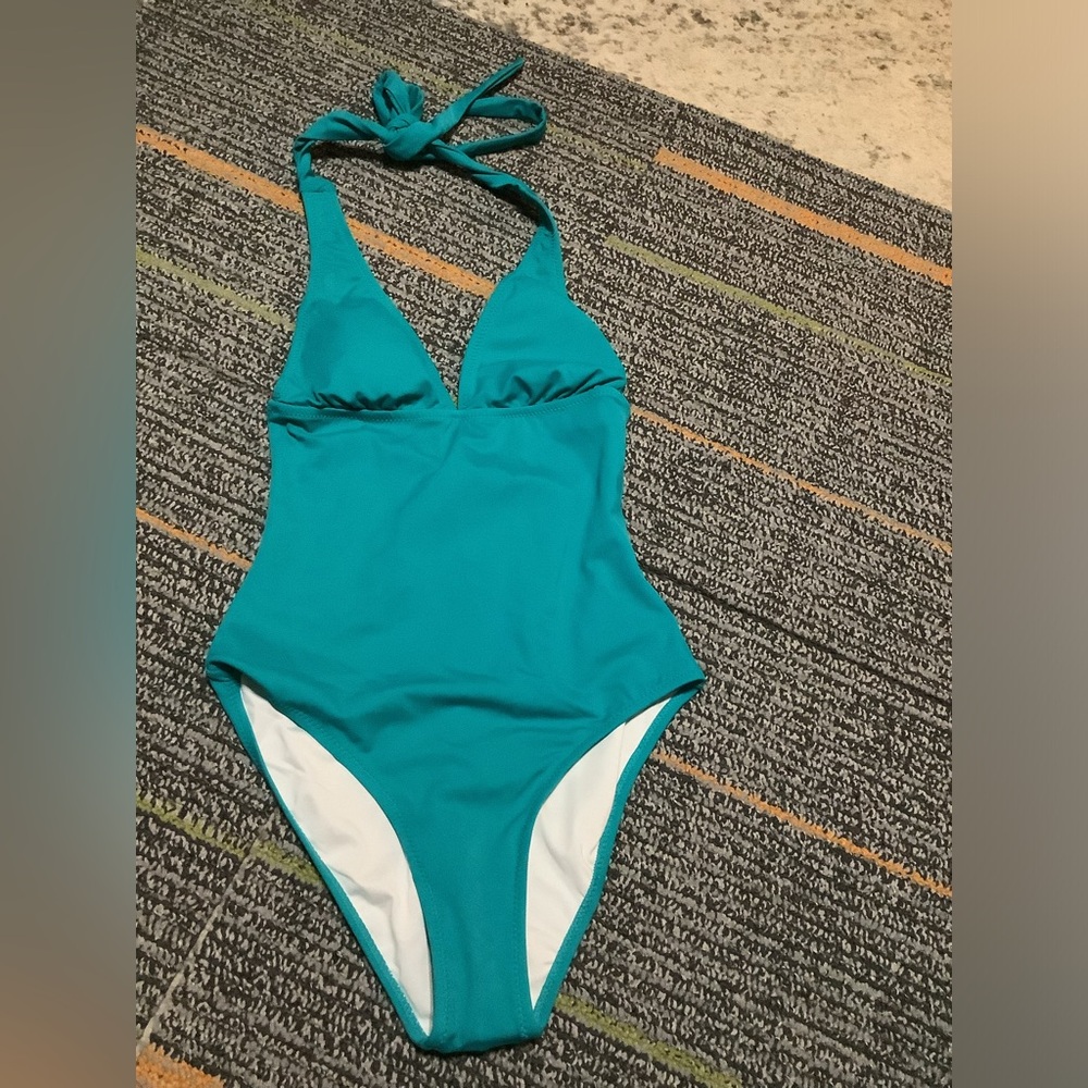 Phax womens one piece swimsuit turquoise bathing suit NEW